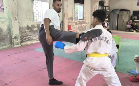 لليوم الثاني على التوالي استمرار الدورة التدريبية المنظمة من قبل إتحاد الكاراتية بعدن للحكام والمدربين