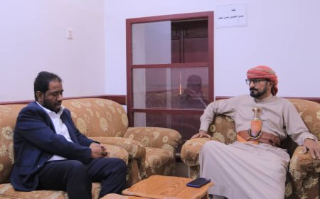 مدير عام شبام يبحث سبل تعزيز وتنسيق دعم القطاع الزراعي مع العامري مدير عام الزراعة والري والثروة السمكية بوادي وصحراء حضرموت