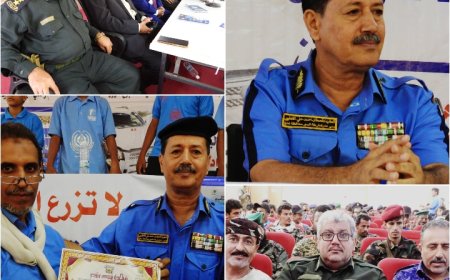 محافظة لحج تختتم فعاليات أسبوع المرور العربي 2025 تحت شعار "تمهل"  أمامك حياة"