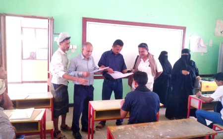 استمرار الاختبارات الثانوية العامة  للاسبوع الثاني بوتيرة عالية في لحج 