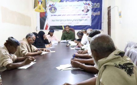 انتقالي لحج ينظم ورشة عمل حول الثروة الزراعية وطرق الحفاظ عليها