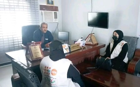 وفد من المؤسسة الطبية الميدانية يتفقد نشاط مركز الأم الحامل بمستشفى شبوة العام