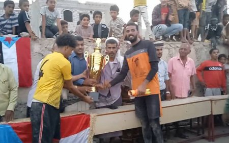 الليبي يتوج بطلاً للدوري التنشيطي للفرق الشعبية بلحج بعد فوزه على الحاو