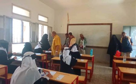 جهود متواصلة لمتابعة سير الاختبارات في القبيطة