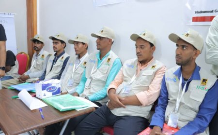 حضرموت.. الغرابي والسيد يختتمان تدريب 68 متطوعاً في مجال تغيير السلوك الصحي بالشحر