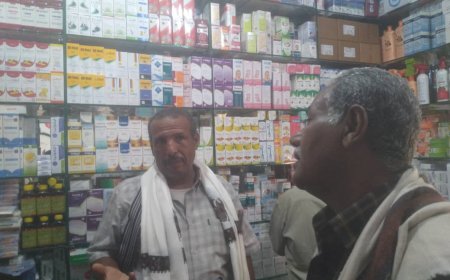 مكتب أشغال خنفر يواصل حملته الميدانية للرقابة والتفتيش على الصيدليات والعيادات الخاصة بالمديرية