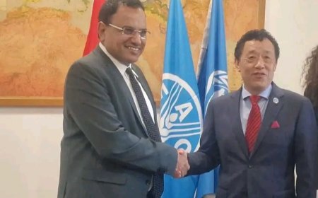 وزير الزراعة والري والثروة السمكية يبحث مع مدير منظمة (FAO) تعزيز التعاون الثنائي