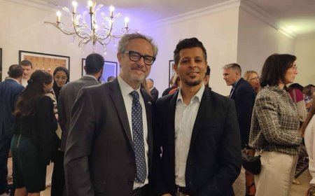 ممثل المجلس الانتقالي يشارك في "يوم أوروبا" بعمان ويبحث مستجدات الوضع مع دبلوماسيين دوليين