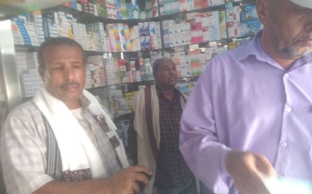 مكتب اشغال خنفر يواصل حملته الميدانية للرقابة والتفتيش على الصيدليات والعيادات الخاصة بخنفر