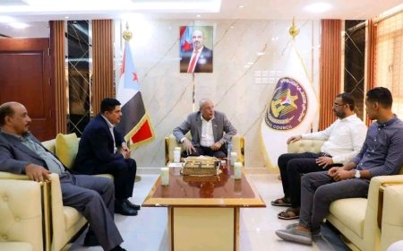 الكثيري يطّلع على الخطط والبرامج المستقبلية للهيئات التنفيذية للمجلس الانتقالي بمحافظة حضرموت