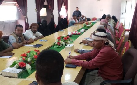 منظمة صناع النهضة تنظم ورشة عمل تنسيقية مع السلطات المحلية واللجان المجتمعية بمديرية القطن