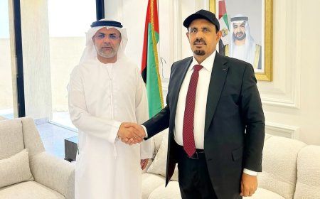 محافظ حضرموت يلتقي السفير الإماراتي لدى بلادنا ويشيد بالدعم الإماراتي للقطاعات الانمائية والإنسانية