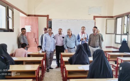 مدير مكتب التربية يشيد بمراكز إختبارات مديرية الأزارق