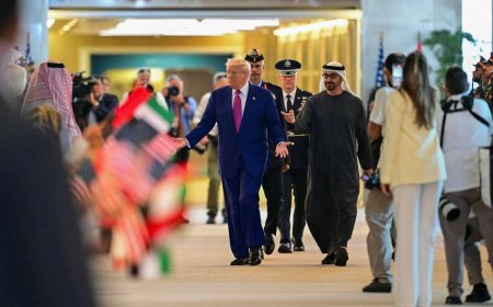 ترامب يصل إلى #الإمارات