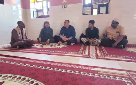 الهيئة التنفيذية بمكتب مؤتمر حضرموت الجامع بتريم تزور الشخصية الاجتماعية و التربوية الاستاذ خالد بن عمران