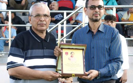 إدارة اهلي عدن تهدي ذرع تذكاري إلى أسرة النعاش