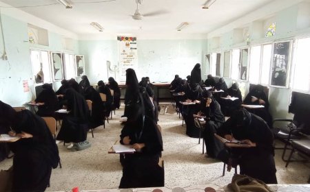 تدشين امتحانات معلمات الريف بلحج الفصل الدراسي الثالث  للعام 2025م