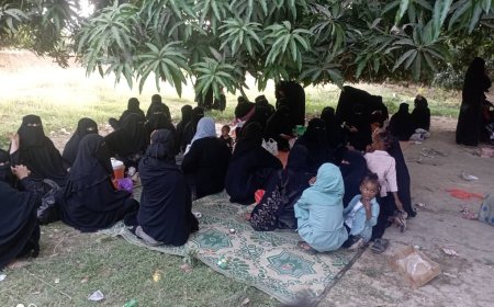 مؤسسة صدى للإغاثة والتنمية تنظم رحلة ترفيهية لطالبات المخيم من جعار إلى مزارع باتيس