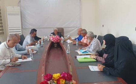 مجلس جامعة لحج يستكمل اجتماعه الدوري لدورتي أبريل ومايو 2025م