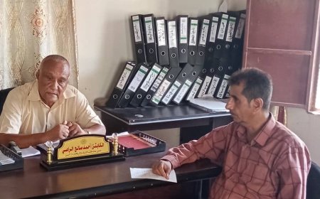 مدير إدارة الشباب والرياضة بانتقالي أبين يبحث مع الراعي سُبل النهوض بالبنية التحتية الرياضية