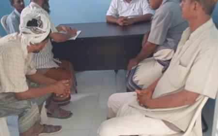 تسليم مبنى الوحدة الصحية بقرية الهجل مديرية تبن استعدادًا لافتتاحها