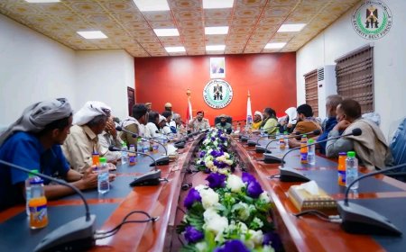 العميد الوالي والعميد المشوشي يلتقيان مشايخ وأعيان مديرية مودية ويأكدان :"قبائل ابين درع الجنوب في وجه الإرهاب" 