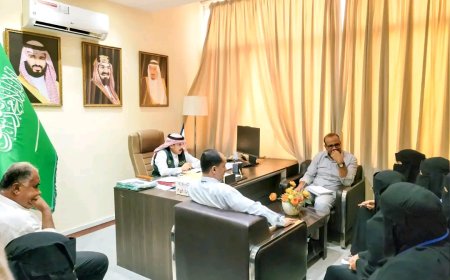 مكتب البرنامج السعودي لتنمية وإعمار اليمن في عدن يستقبل طالبات مشروع الوصول إلى التعليم في الريف
