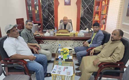 مدير عام مديرية سيئون يلتقي نقابة المهندسين اليمنيين بمحافظة حضرموت