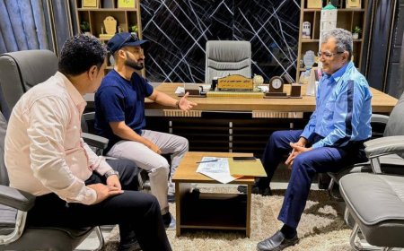 بن جرادي والقلعة يناقشان سبل تتظيم خطوط السير في مديرية صيرة بعدن