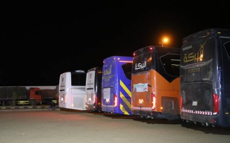 تدشين برنامج تفويج الحجاج عبر ميناء الوديعة البرّي م/ حضرموت للعام 1446ه‍ـ الموافق: 2025م