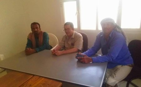 مدير عام لودر يلتقي مدير النقل الجديد والمشرف العام لنقابات النقل في المديرية