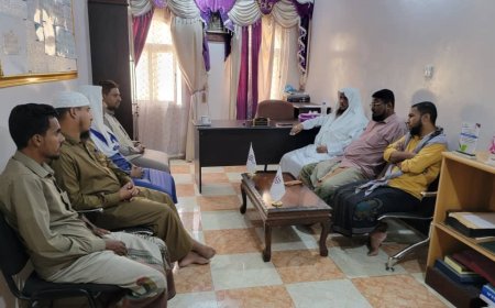 قيادة مؤسسة إرتقاء بالمكلا تزور مؤسسة وادي دوعن للتنمية