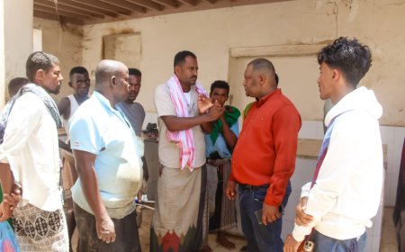 مدير الصحة في بروم ميفع يقوم بزيارة تفقدية لسوق السمك بميفع