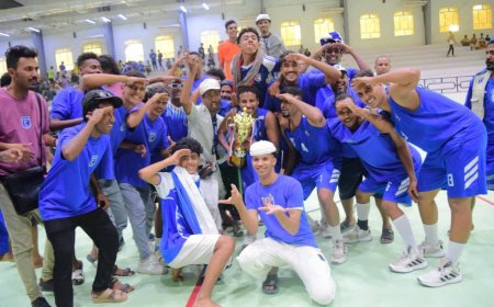 تضامن حضرموت يتأهل إلى الدرجة الأولى لكرة السلة ( بطلاً لتجمع سيئون )  