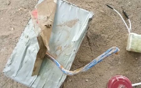 الأجهزة الأمنية بأبين تحبط محاولة إرهابية وتفكك عبوة ناسفة في مصرة النخعين