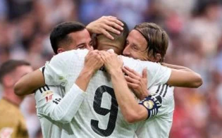 ريال مدريد يضرب سوسيداد بثنائية مبابى فى ختام الدورى الإسباني