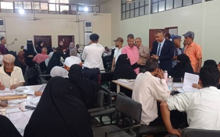 تدشين عملية تصحيح اختبارات الثانوية العامة في كنترول عدن