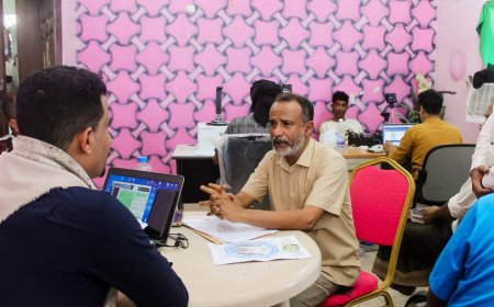 مدير عام بروم ميفع يتفقد عمل لجنة حقائب الأحوال المدنية المتنقلة بوزارة الداخلية بمدينة بروم