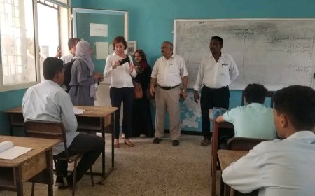 الشكلية يلتقي وفد الوكالة الألمانية للتعاون الدولي Giz ويطلعه على احتياجات المعاهد التقنية والمهنية بالعاصمة عدن