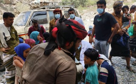 حملة صحية طارئة بيافع سرار لمواجهة تفشي الدفتيريا والحُمّيات وتطعيم الأطفال والنساء