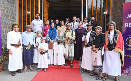 المستشار المخلافي يشارك في الحفل الثقافي الدولي للطلبة الأجانب في جامعة همدرد الهندية