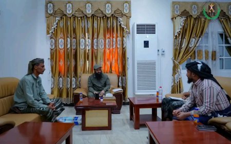 العميد الوالي يلتقي قيادة السلطة المحلية والأمنية بأحور ويؤكد أهمية تأمين الشريط الساحلي والخط الدولي