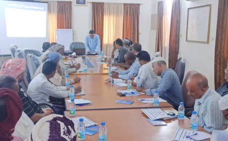 إقامة دورة تدريبية لفنيي المؤسسة المحلية للمياه بوادي حضرموت حول فاقد المياه وأهميته في الإدارة المتكاملة
