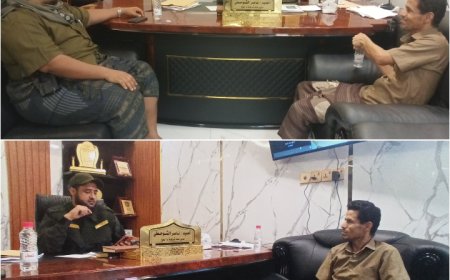 العميد "الأربد" في زيارة ودية للعميد "الشوحطي" : تنسيق مشترك وموقف موحد ضد كل أشكال التهديد