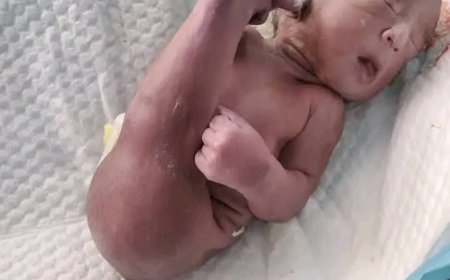 ولادة نادرة في مستشفى عتق لطفل بتشوهات خلقية