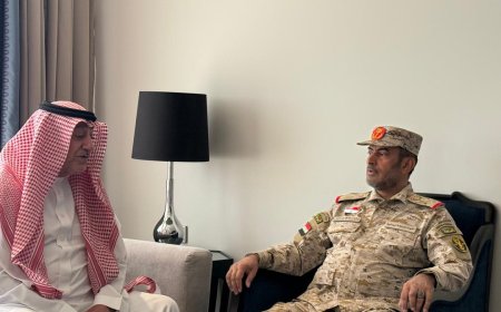 رئيس الأركان اليمني يبحث مع مدير مشروع "مسام" خطط تطهير الأراضي المحررة من الألغام