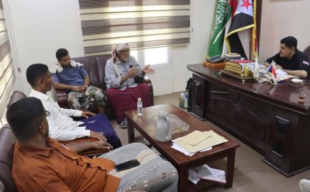 رئيس تنفيذية انتقالي حضرموت يطّلع على أوضاع مديرية غيل باوزير
