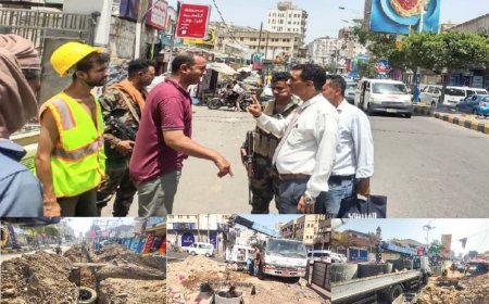 مدير عام "القاهرة" يتابع سير العمل في مشروع تغيير شبكة الصرف الصحي بحي الكوثر