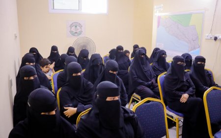 لقاء توعوي نسوي بغيل باوزير حول الحكم الذاتي لحضرموت
