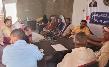 تنفيذية انتقالي حبيل جبر ردفان تعقد اجتماعها الدوري لشهر مايو للعام 2025م